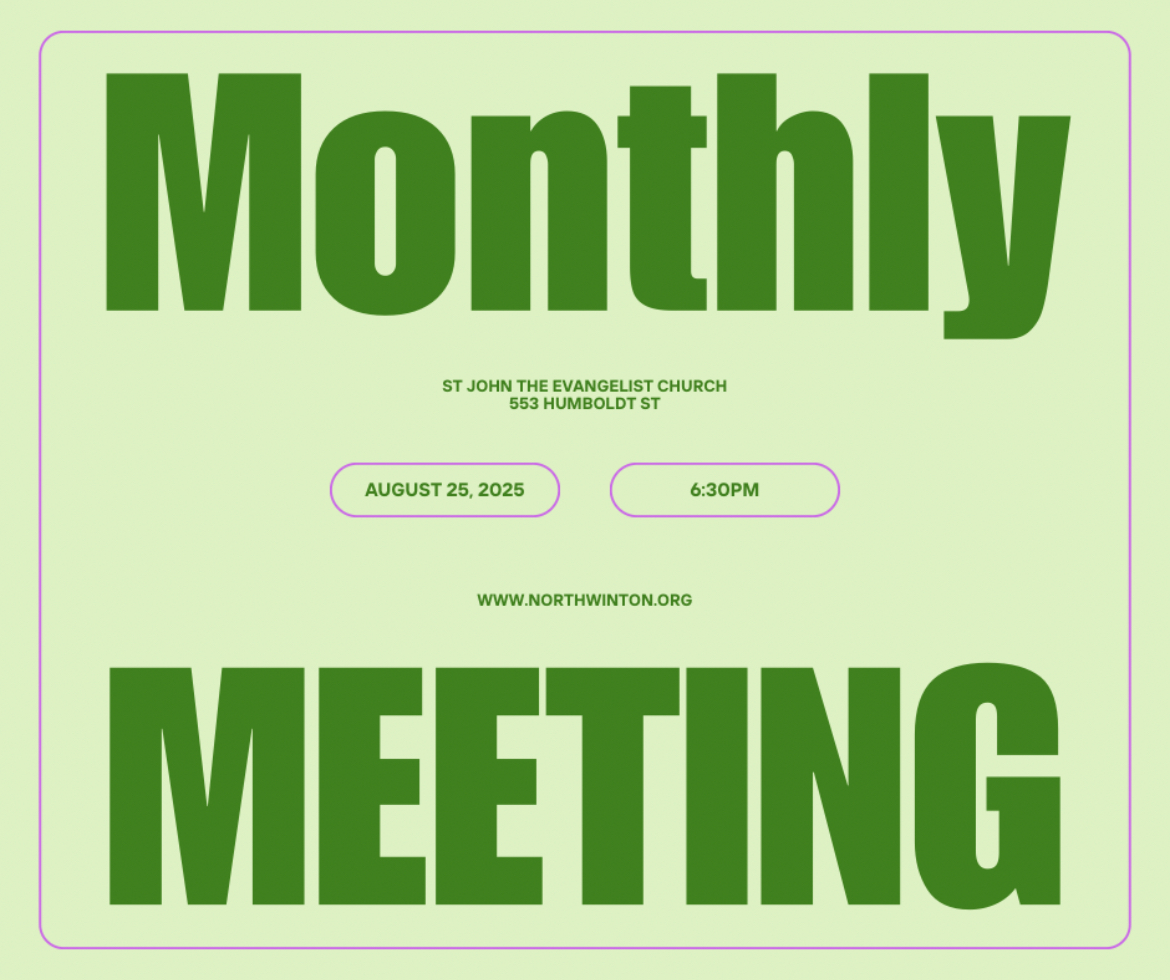 August 2025 Monthly Meeting Announcement